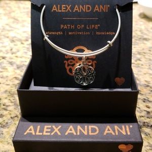 ALEX and ANI Path of Life Bangle Bracelet charm NWT Energy Healing